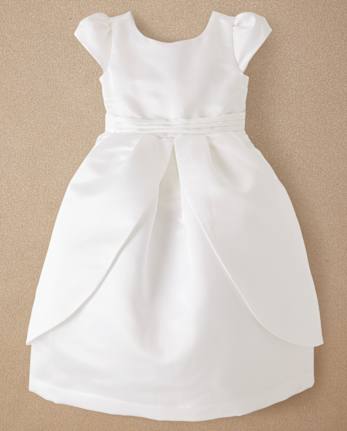 Girls Satin Dress - Special Occasions