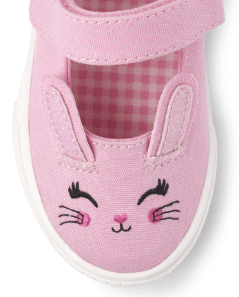 Girls Bunny Mary Janes - Spring Celebrations