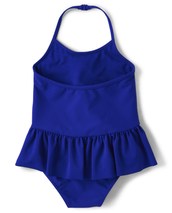 Girls Floral Ruffle One Piece Swimsuit - Splish-Splash