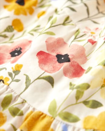 Girls Floral Tiered Skort - Country Trail