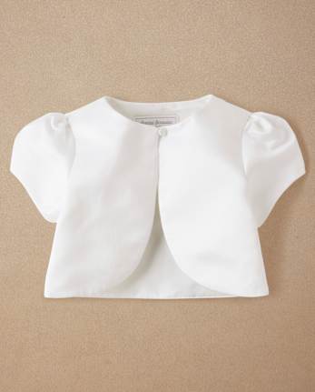 Girls Satin Bolero Jacket - Special Occasions