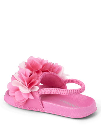 Girls Floral Slides - Splish-Splash