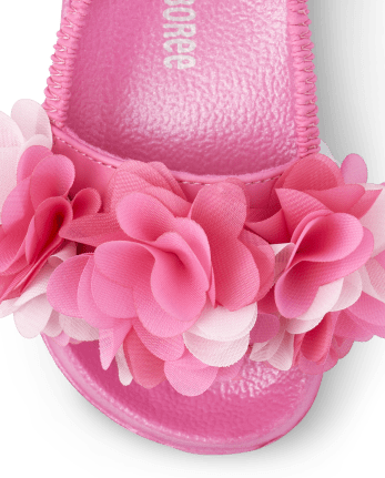 Girls Floral Slides - Splish-Splash