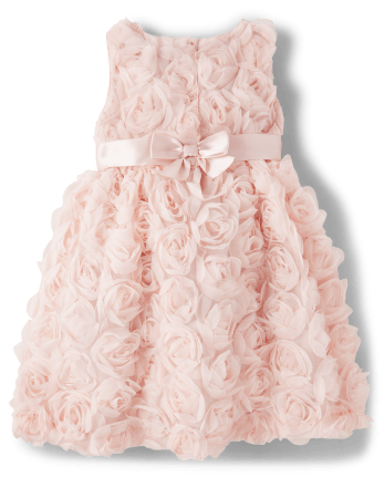 Girls Rosette Dress - Special Occasion