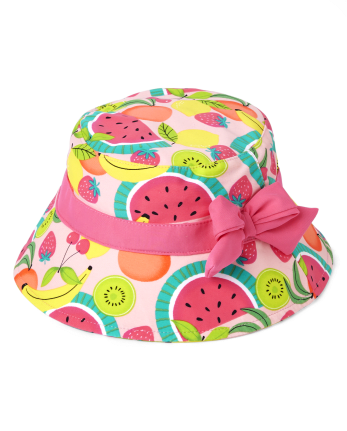 Girls Fruit Bucket Hat - Splish-Splash