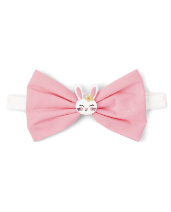 Baby Girls Bow Bunny Headwrap - Spring Celebrations