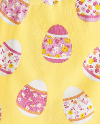 Girls Easter Egg - Spring Celebrations SUNSHINE | Leggings Print Capri Gymboree 