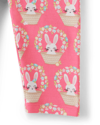 Leggings Capri à paniers pour filles - Fêtes de printemps