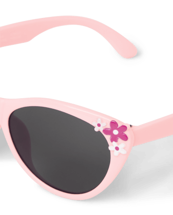 Girls Floral Cat Eye Sunglasses - Splish-Splash - PINK