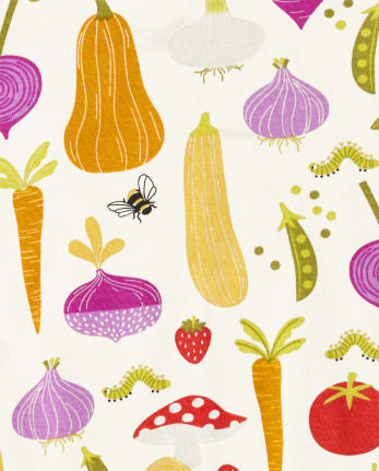 Pyjama ajusté en coton à motif végétal pour enfants - Gymmies