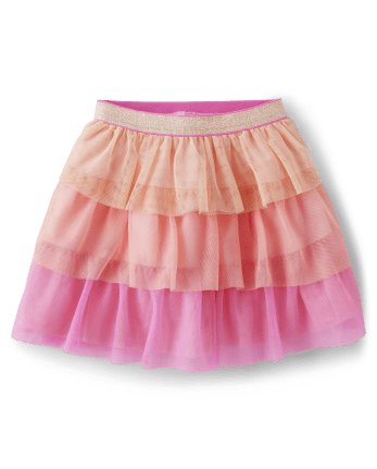 Girls Colorblock Tutu Skirt - Magical Monarch
