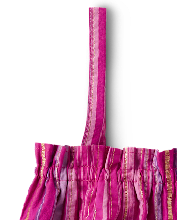 Girls Striped Tank Top - Island Spice