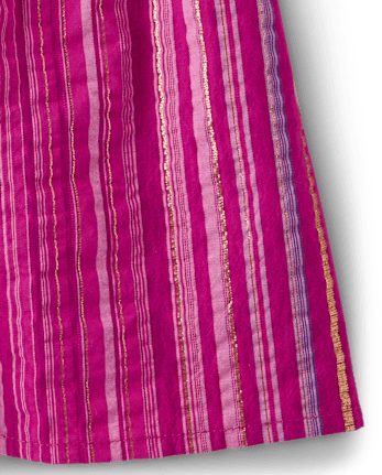 Girls Striped Tank Top - Island Spice