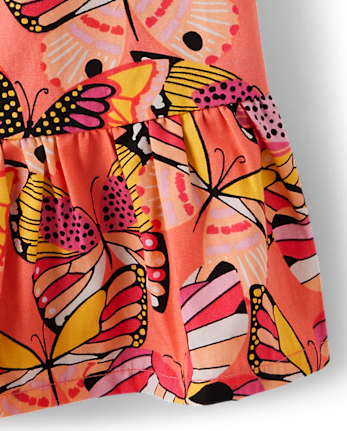 Fille Papillon Débardeur à volants - Magical Monarch