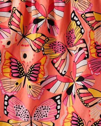 Fille Papillon Débardeur à volants - Magical Monarch