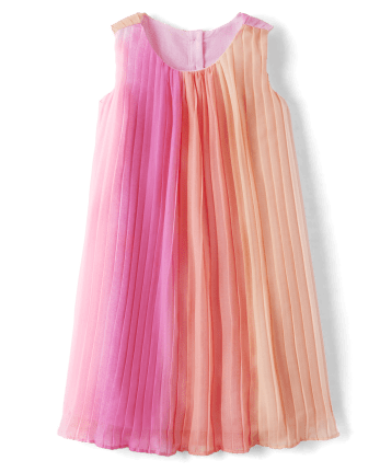 Girls Ombre Pleated Dress - Magical Monarch