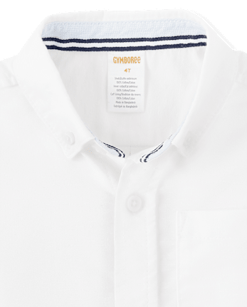 Boys Wrinkle Resistant Button Down Shirt - Uniform