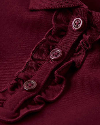 Girls Ruffle Polo - Uniform