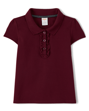 Girls Ruffle Polo - Uniform