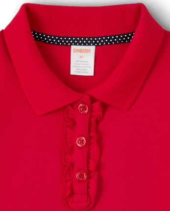 Girls Ruffle Polo - Uniform