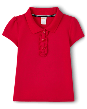 Girls Ruffle Polo - Uniform