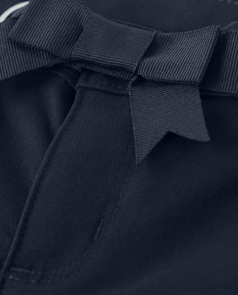 Pantalón Chino Niña Antiarrugas Con Cinturón - Uniforme