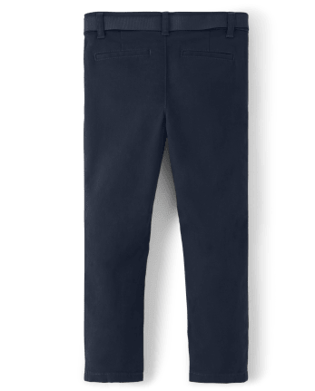 Pantalón Chino Niña Antiarrugas Con Cinturón - Uniforme