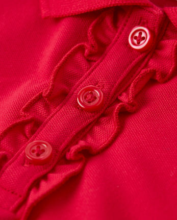 Girls Ruffle Polo - Uniform