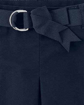 Girls Pleated Belted Skort - Uniform