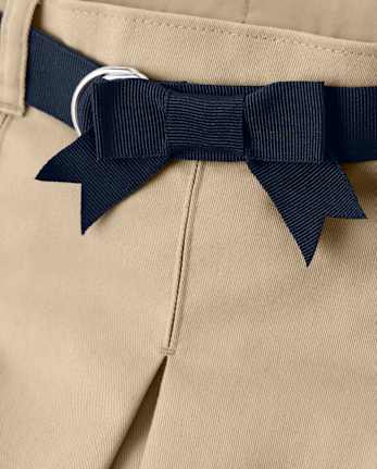 Girls Pleated Belted Skort - Uniform