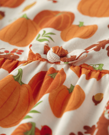 Robe babydoll citrouille pour filles - Lil&#39; Pumpkin
