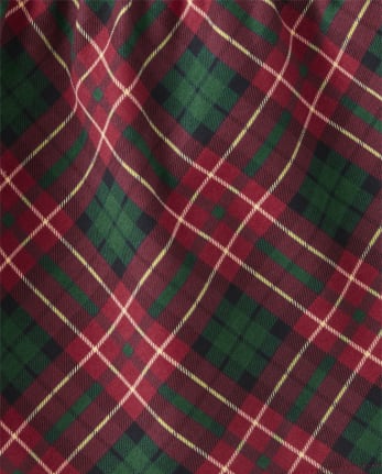 Girls Plaid Ponte Button Front Dress - A Royal Christmas