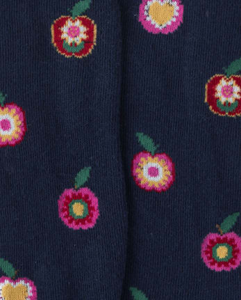Girls Apple Tights 2-Pack - Apple Orchard