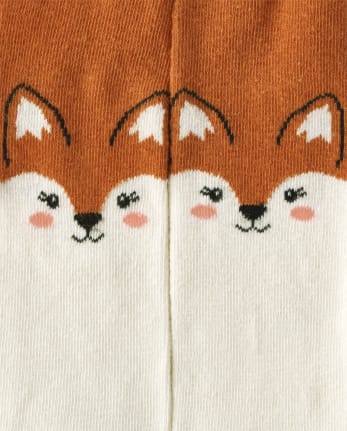 Girls Fox Tights - Friendly Fox