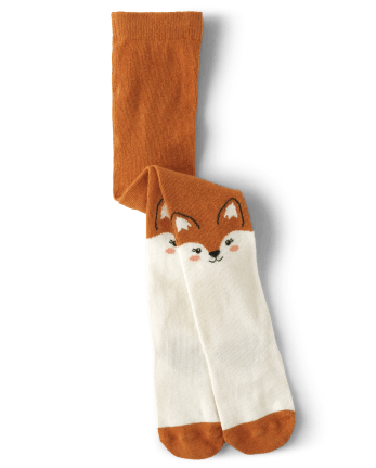 Girls Fox Tights - Friendly Fox