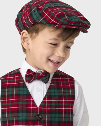 Boys Plaid Newsboy Hat - A Royal Christmas