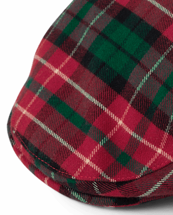 Baby Boys Plaid Newsboy Hat - A Royal Christmas