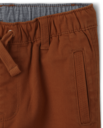 Pantalon de jogging à enfiler en sergé pour garçons - Happy Harvest