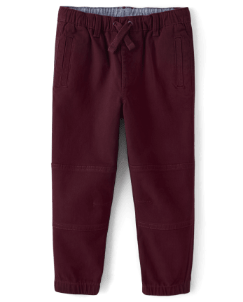 Gymboree Boys' and Toddler Pull on Jogger Pants 7 Forest Green