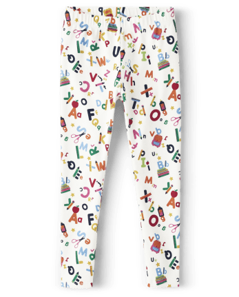 Leggings Alphabet Fille - Verger de pommiers