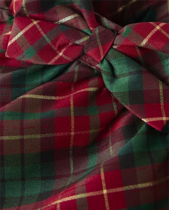 Girls Plaid Dupioni Skirt - A Royal Christmas