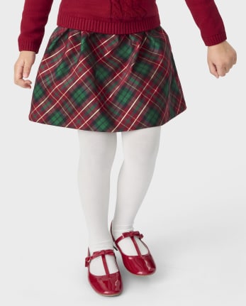 Christmas plaid skirt 100 outlet