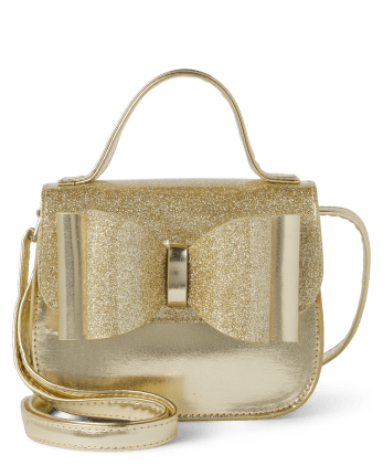 Gold glitter crossbody bag store