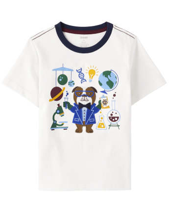 Boys Embroidered Science Top - Prep School