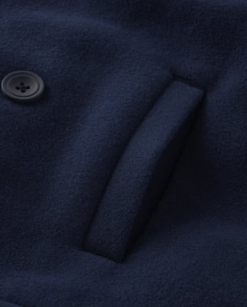 Boys Long Sleeve Melton Dress Coat | Gymboree - TIDAL