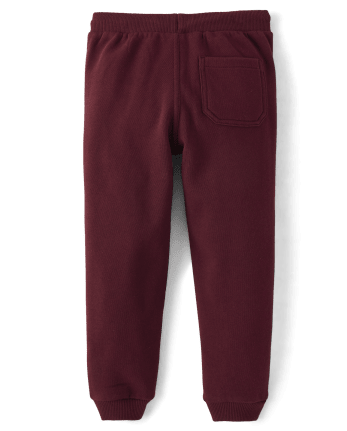 Boys Colorblock Fleece Knit Jogger Pants - Rustic Ranch | Gymboree ...