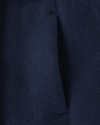 Girls Long Sleeve Bow Melton Dress Coat | Gymboree - TIDAL