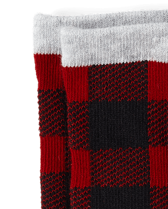 Paquete de 2 calcetines navideños para niños - Cabina de Navidad