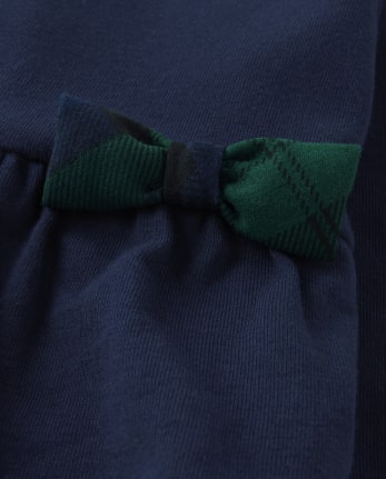 Girls Bow Tiered Top - Nutcracker