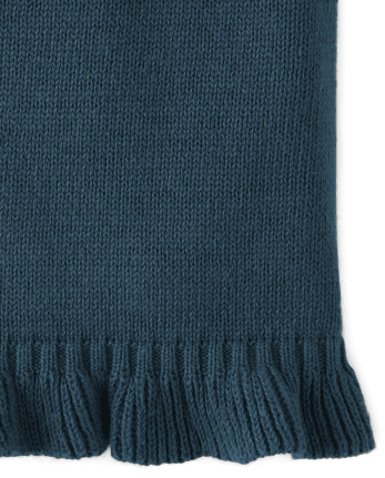 Girls Embroidered Polar Bear Ruffle Sweater- Nordic Adventure